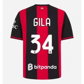 Pánské fotbalový oblečení AC Milan Mario Gila #34 Domácí košile 2026-27 Krátkým Rukávem